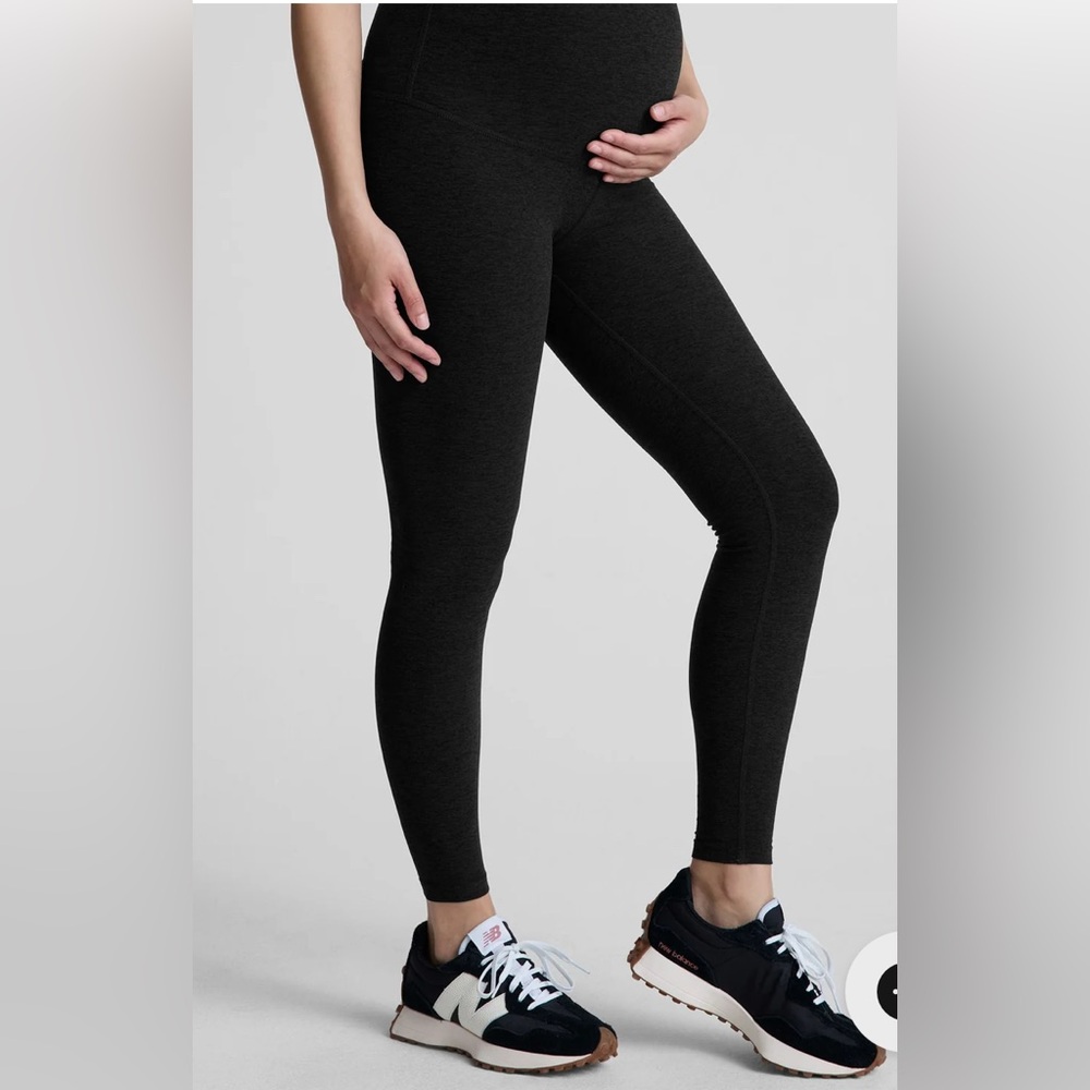 Beyond Yoga love the bump Black maternity Leggings